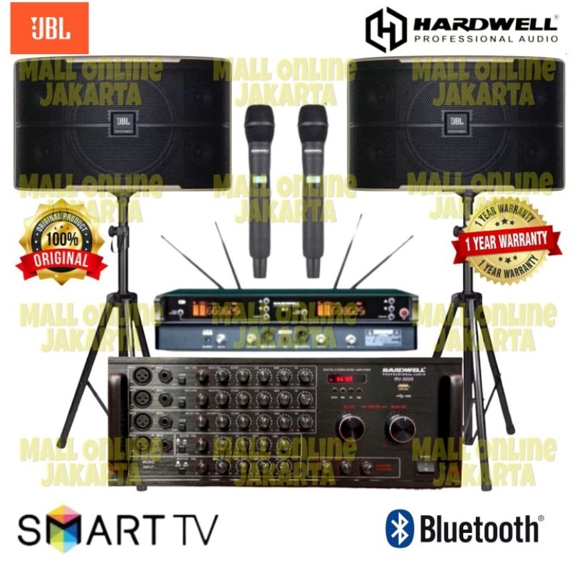 Jual Paket karaoke JBL 10 inch passion10 original + Amplifier Hardwell