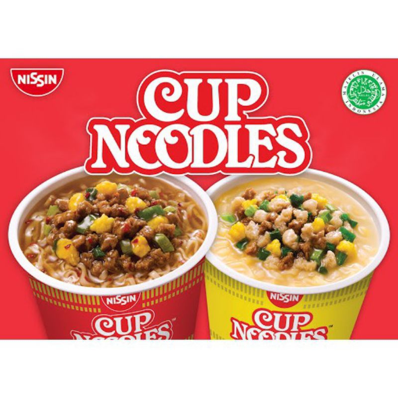 Jual Nissin Cup Noodles Kaldu Ayam Kaldu Sapi Ala Jepang Mie Gelas