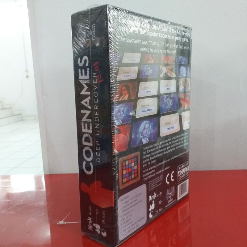 Jual CODENAMES DEEP UNDERCOVER - CARDS GAME -BOARD GAME | Shopee Indonesia
