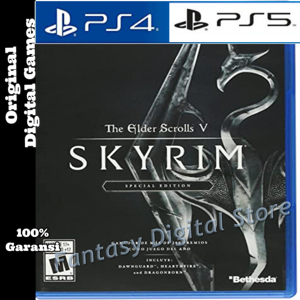 Jual The Elder Scrolls V: Skyrim Special Edition PS4 PS5 Digital ...