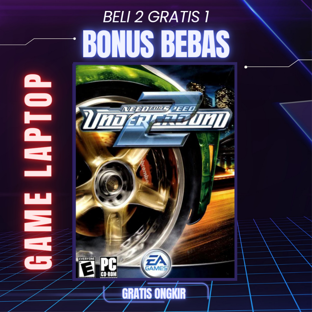 Jual NEED FOR SPEED UNDERGROUND 2 GAME PC GAME LAPTOP LINK