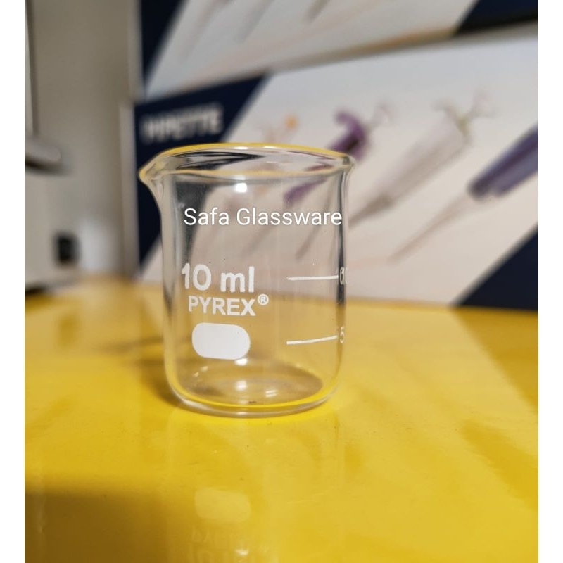 Jual Beaker Glass 10 ml / Gelas Kimia 10ml Pyrex | Shopee Indonesia