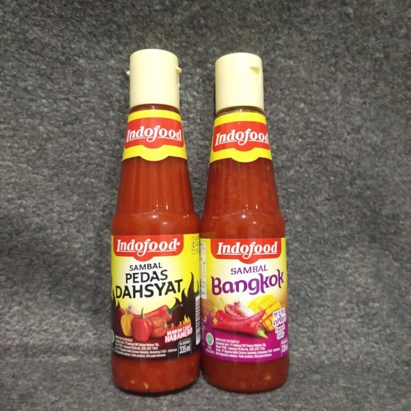 Jual Sambal Bangkok/Sambal Pedas Dahsyat/Sambal Indofood Habanero 335ml ...