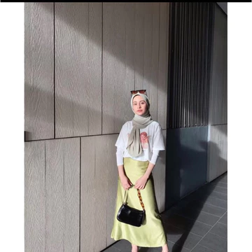 Rok Satin Lilit Midi Skirt Marmaid Maxi Korea Panjang Bahan Velvet Maxmara Roberto Cavali Pesta