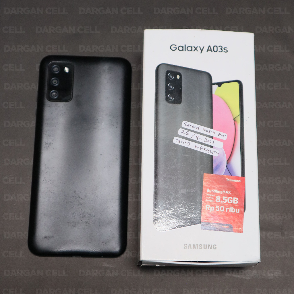 Jual SAMSUNG GALAXY A03S 4/64GB UNIT & BOX SECOND | Shopee Indonesia