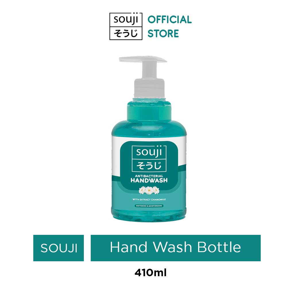 Jual SOUJI Antibacterial Hand Wash Bottle 410ml Shopee Indonesia