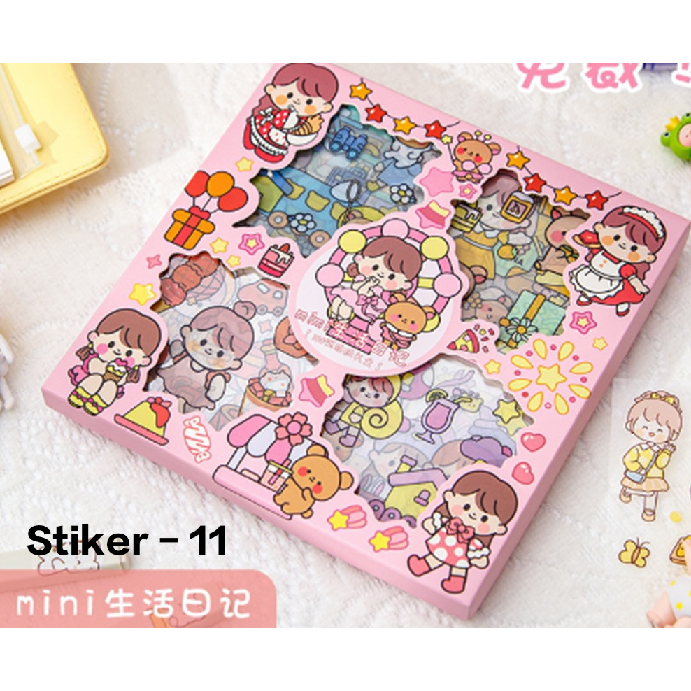 Jual Sticker Momo Tempelan Kartun Korea Cute Anti Air Handbook