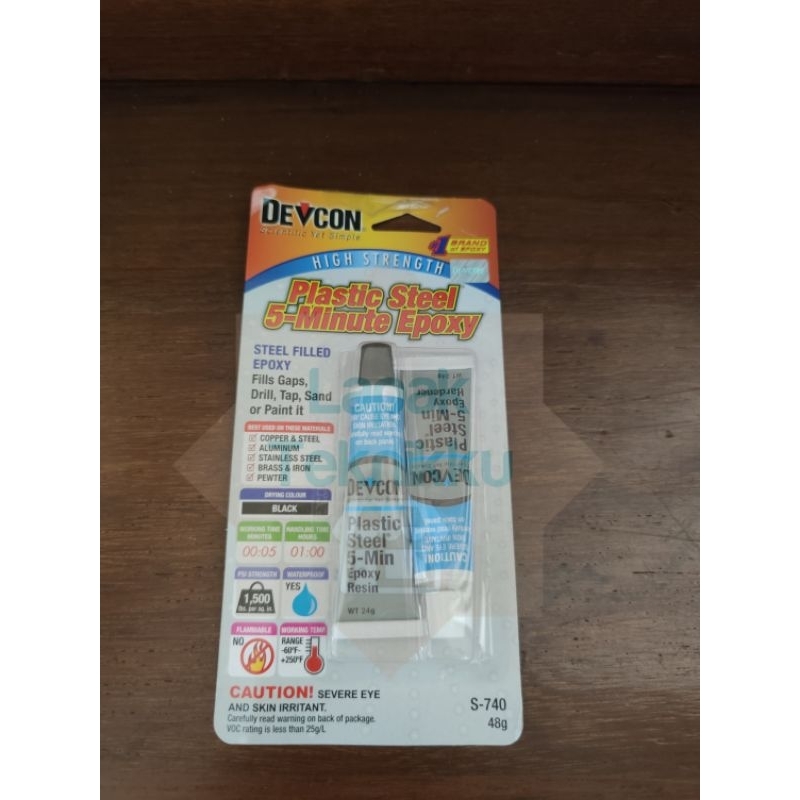 Jual Lem DEVCON Lem Besi Plastik Epoxy Plastic Steel Epoxy High ...