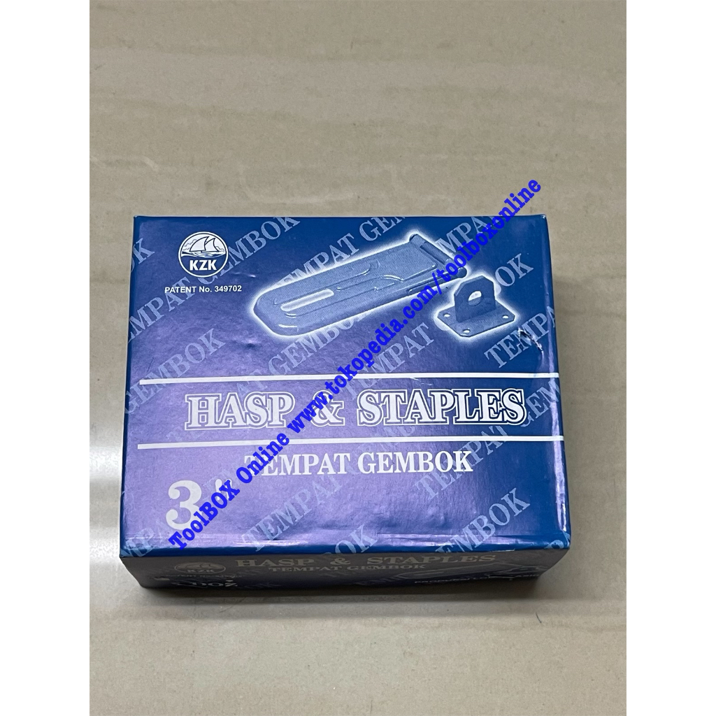 Jual Overpal tebal / tempat gembok tebal KZK 3 in Putih/silver, Kuning ...