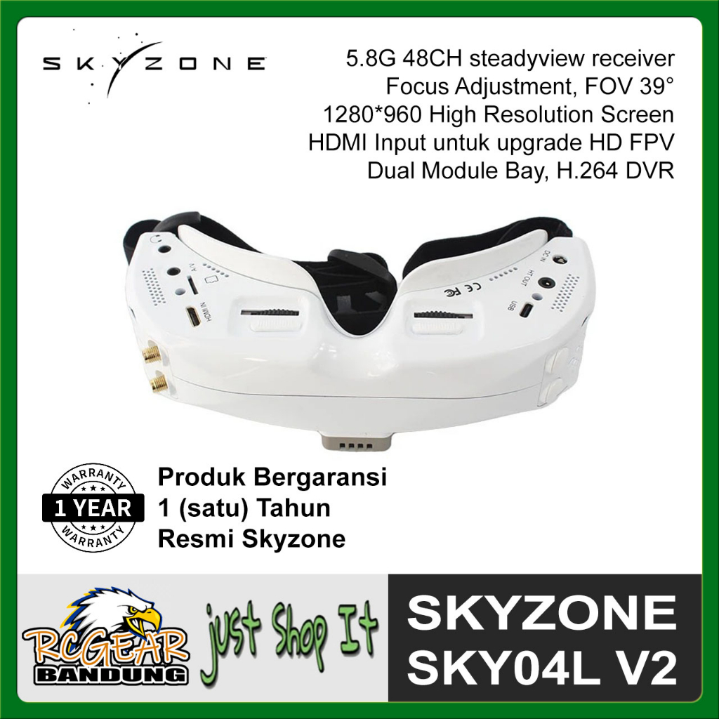 【美品】SKYZONE SteadyView X 受信モジュール SKYZONE SteadyView X 5.8Ghz IPS スクリーンレシーバーモジュール