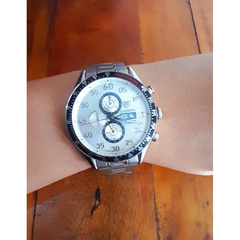 Jual TAG HAUER Carrera Tachymetre Preloved Shopee Indonesia