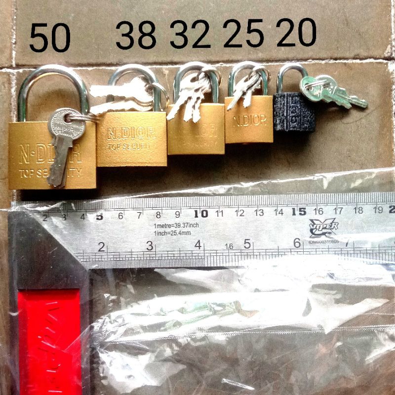 Jual GEMBOK DAN OVERPAL GALVANIS 2 INCH | Shopee Indonesia