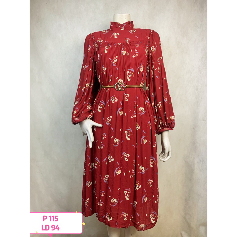 Jual New collection dress vintage korea dress sifon korea dress korean