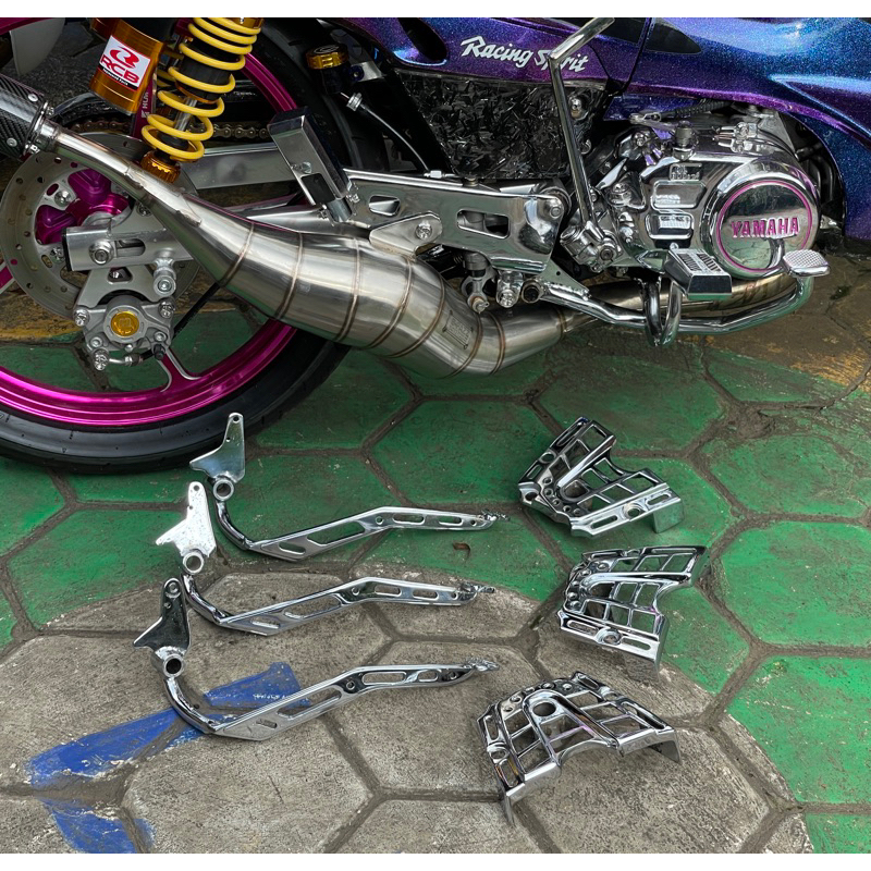 Jual pedal rem FIZR custom & tutup rantai FIZR custom | Shopee Indonesia