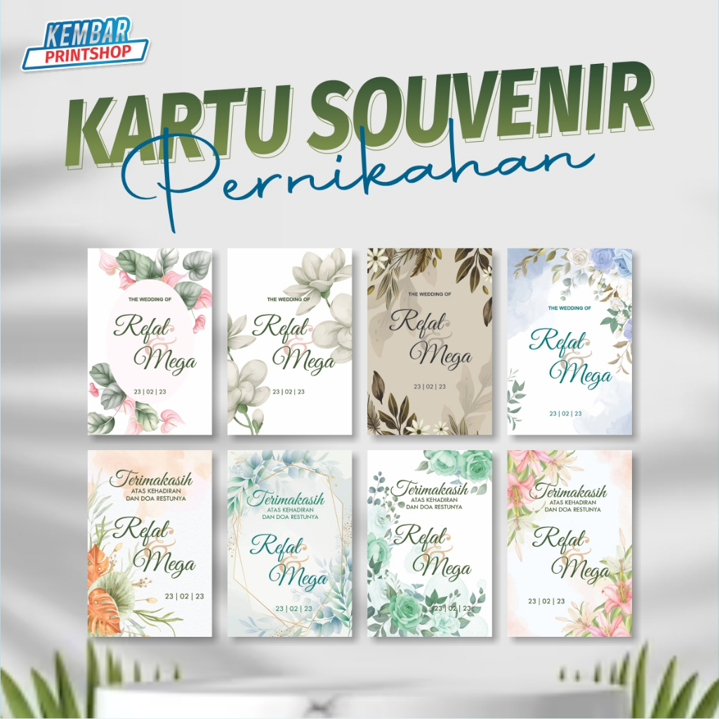 Jual KARTU SOUVENIR PERNIKAHAN I KARTU UCAPAN PERNIKAHAN I KARTU ...