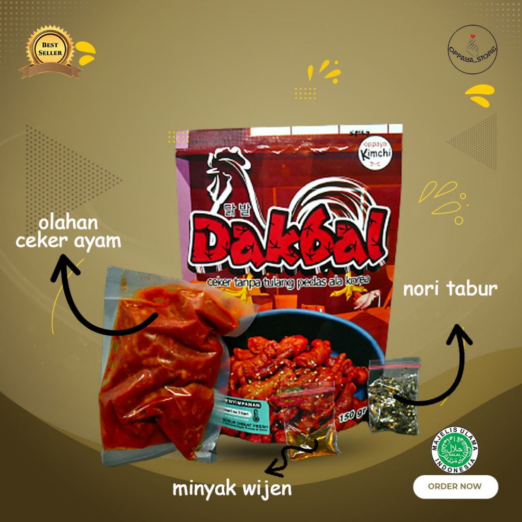 Jual Oppaya Store Dakbal Ceker Tanpa Tulang Korean Food Halal