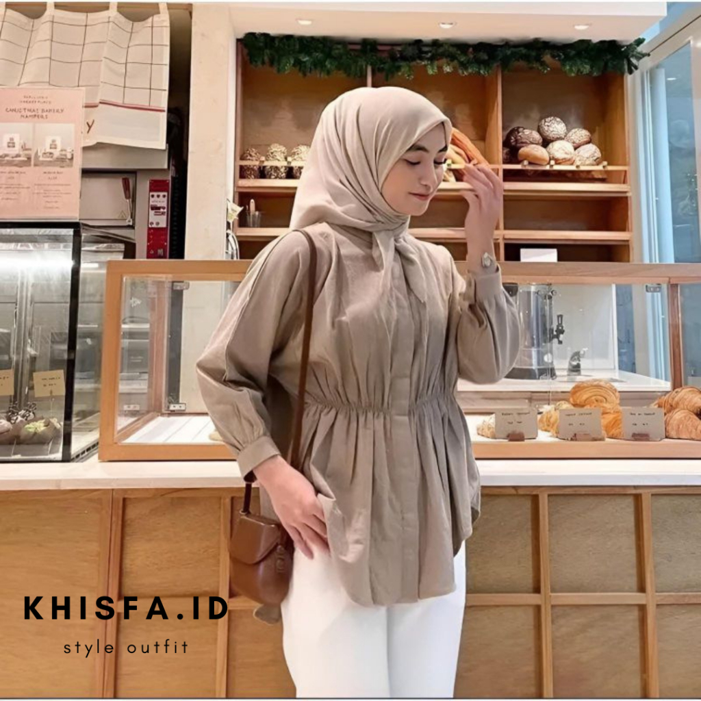 Jual ALYA SHIRT KEMEJA WANITA Oversize Atasan Wanita Kemeja Wanita ...