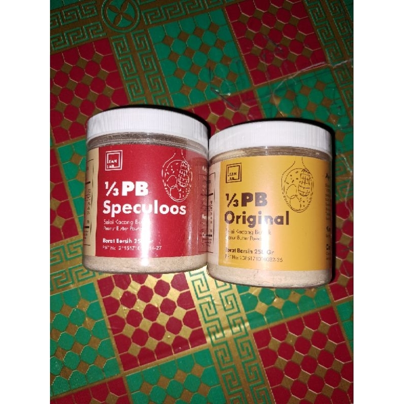 Jual LEANLAB 1/3 PB Peanut Butter Speculoos and Original 250 gram ...