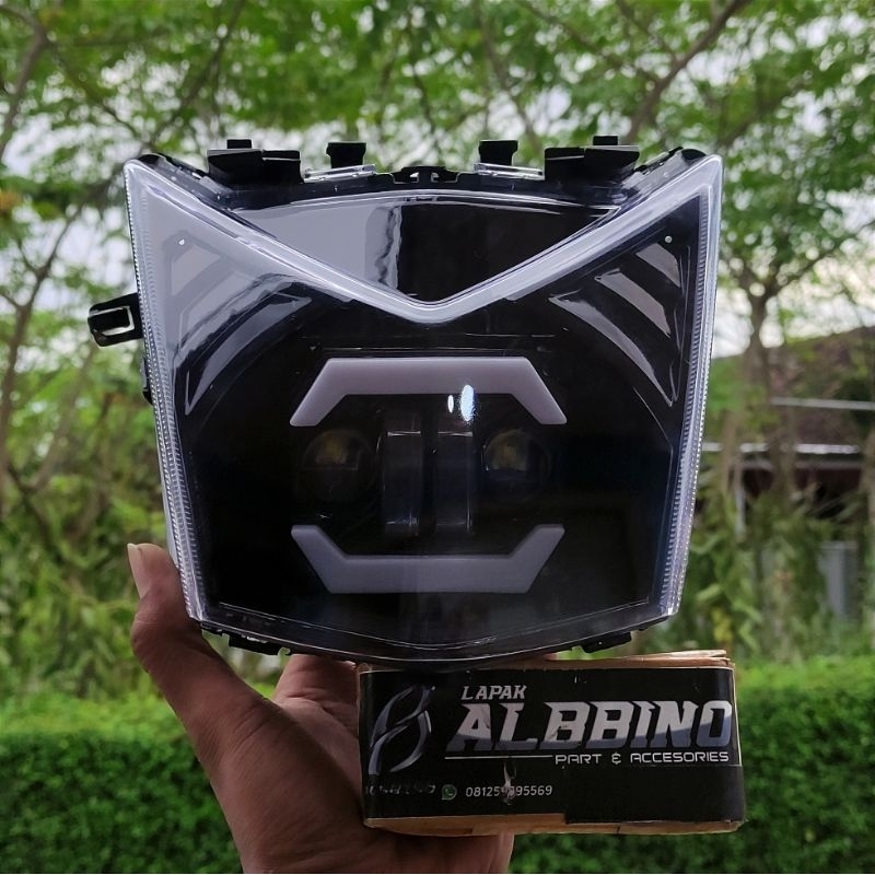 Jual Daymaker Beat F1 K25 headlamp Beat injeksi starter kasar dan halus