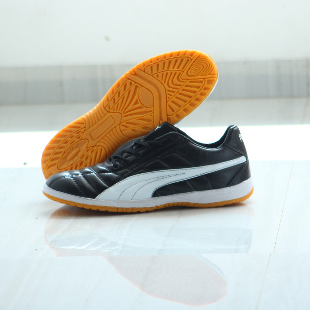 Jual Sepatu Futsal Puma Kulit Asli Sol Karet Mentah Grande Ori