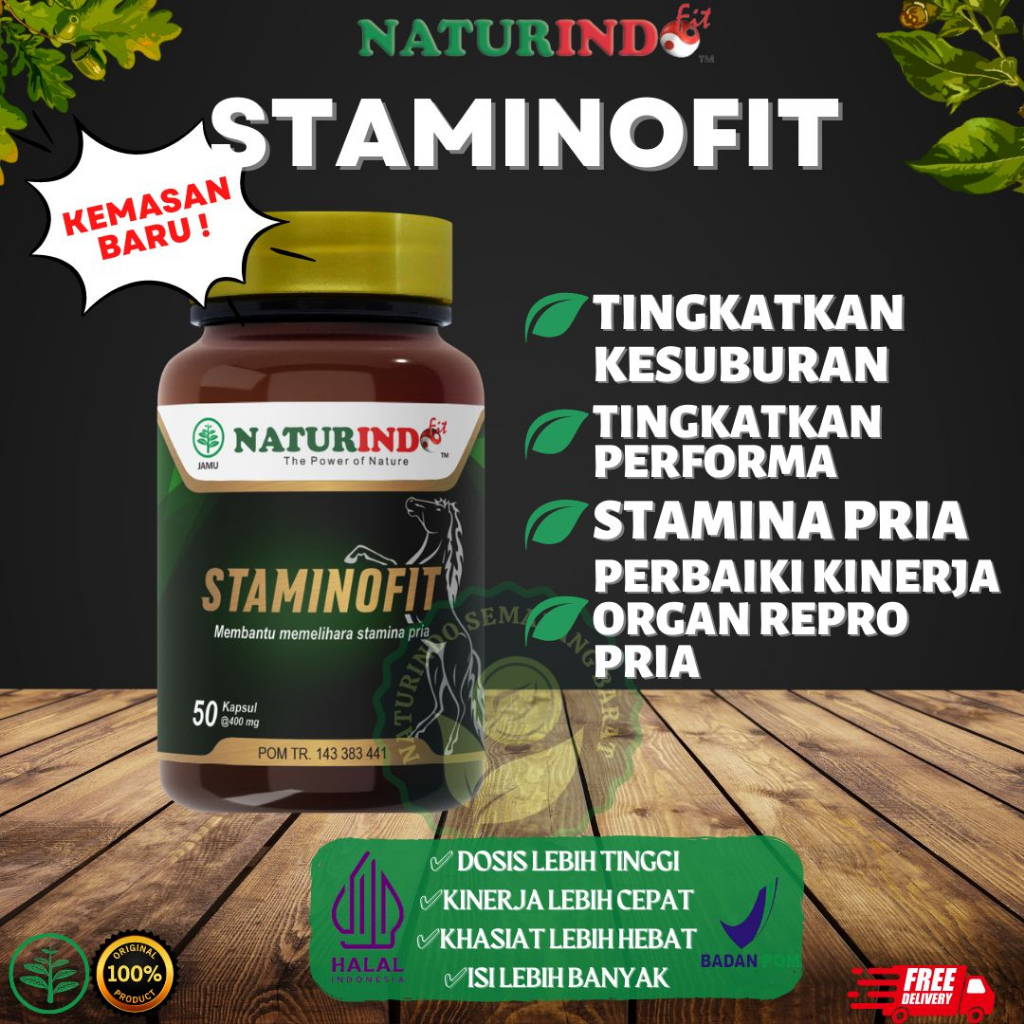 Jual Obat Herbal Meningkatkan Stamina Pria Staminofit Naturindo