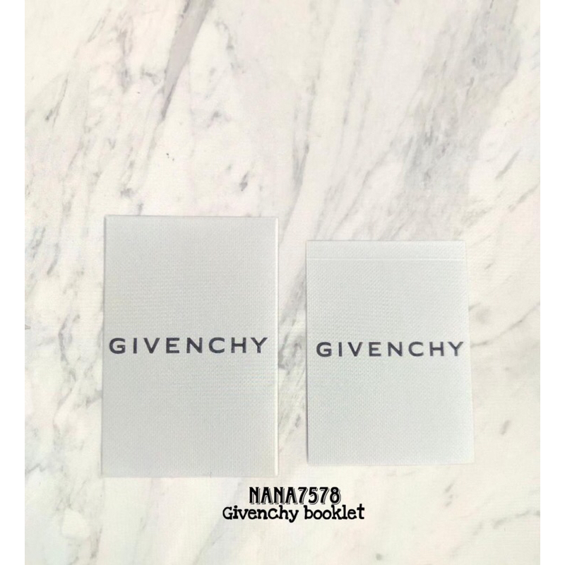 Jual Givenchy booklet care card | Shopee Indonesia