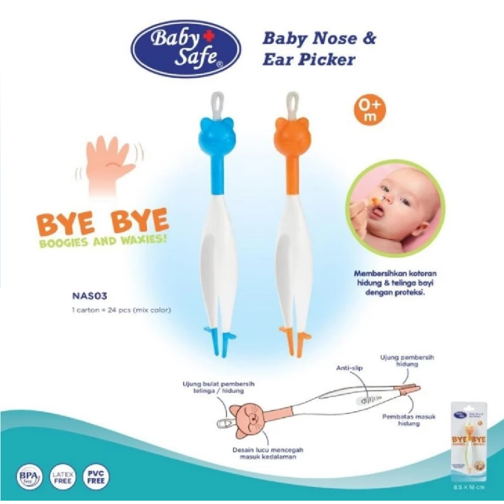 Jual Babysafe Baby Nose & Ear Picker | Alat Membersihkan Hidung ...