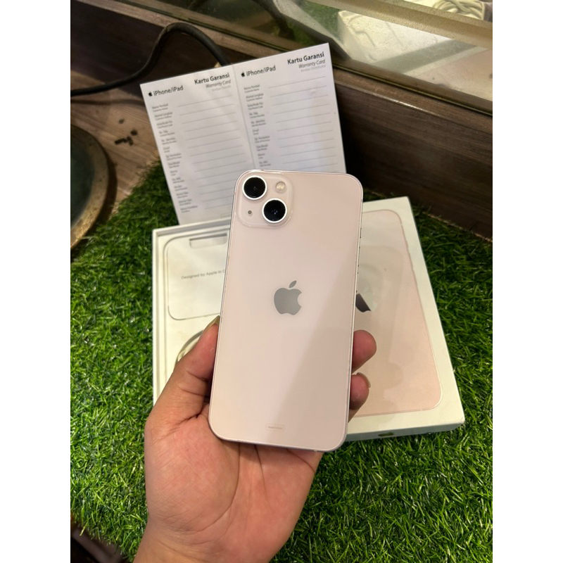 Jual iPhone 13 128GB Ex iBox Pink Likenew Fullset | Shopee Indonesia