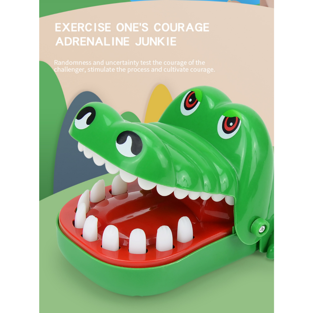 Jual Crocodile Dentist Gigi Buaya Mainan Gigit Prank Gigitan Kado ...