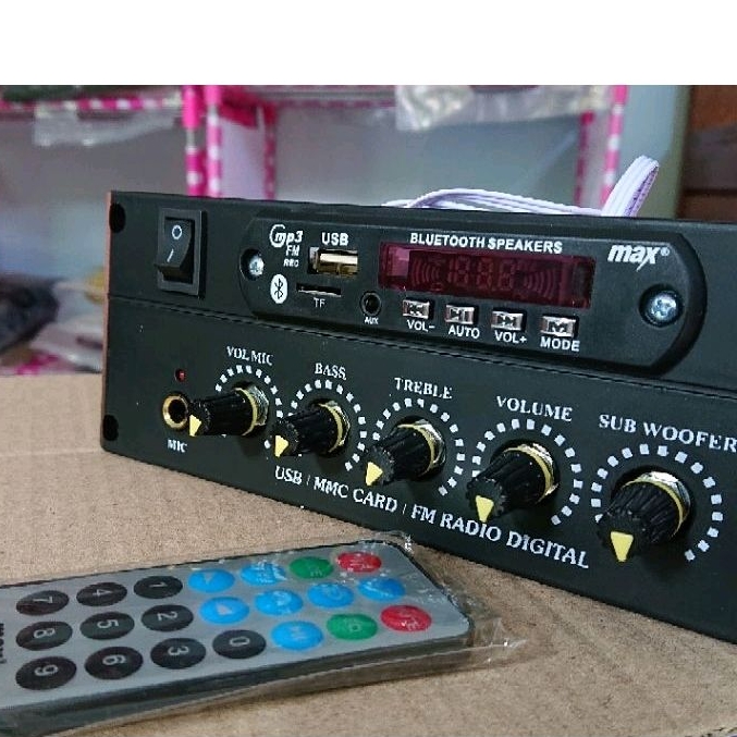 Jual kit power speaker aktif mono tip mospek + USB mp3 bluetooth