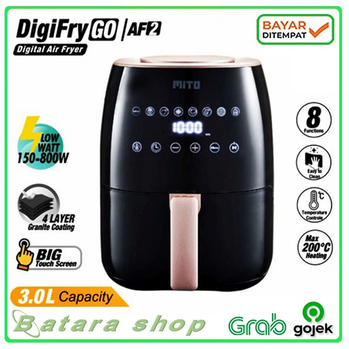 Jual Air Fryer Digital Mito Af Mito Air Fryer Af Kapasitas Liter