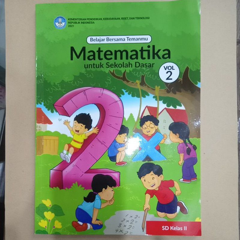 Jual Buku Matematika Kelas 2 SD Volume 2 Kurikulum Merdeka | Shopee ...