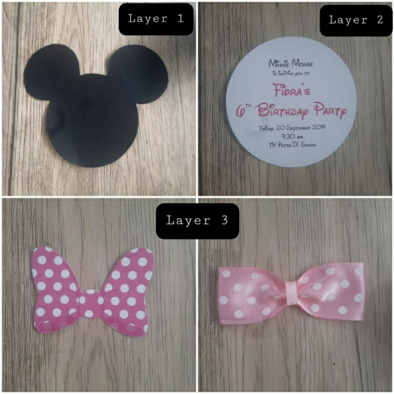Jual Undangan Ulang Tahun Anak - Minnie Mouse | Shopee Indonesia