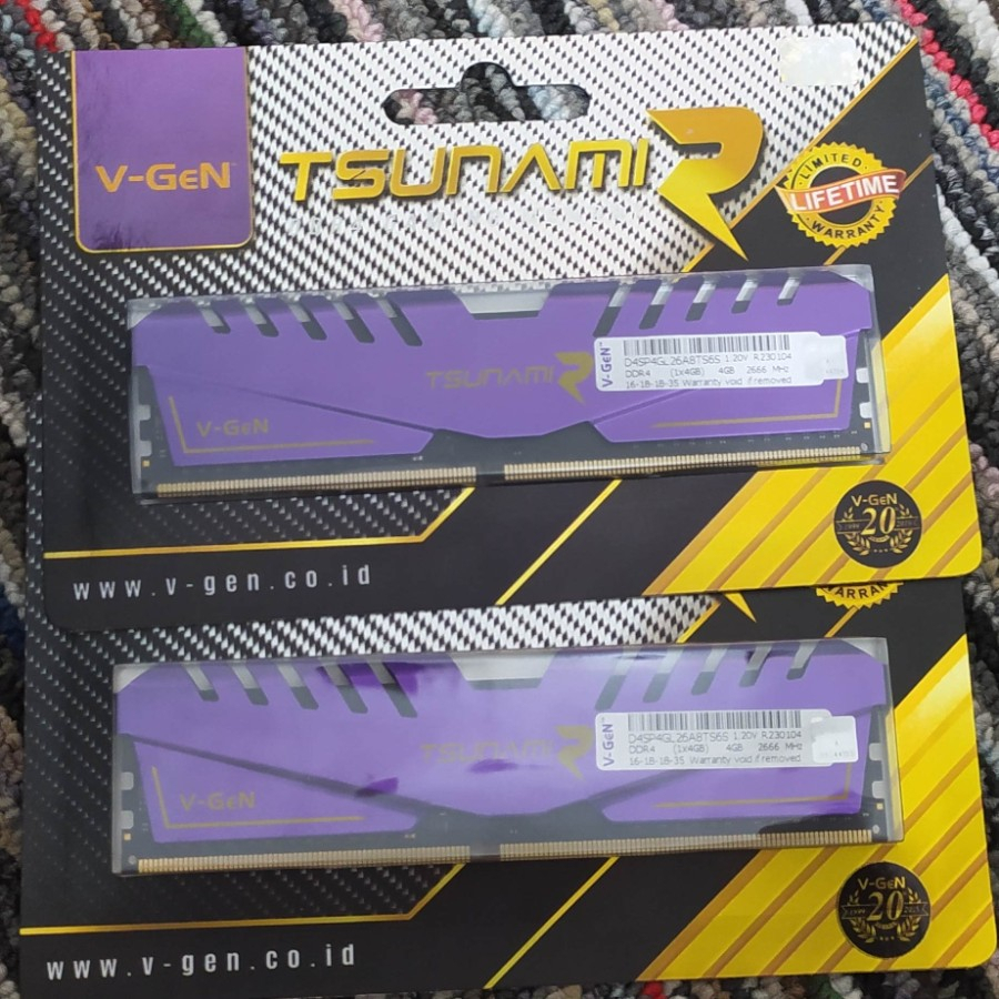 Jual v-gen tsunami r (2666mhz) Harga Terbaik & Termurah April 2026 ...