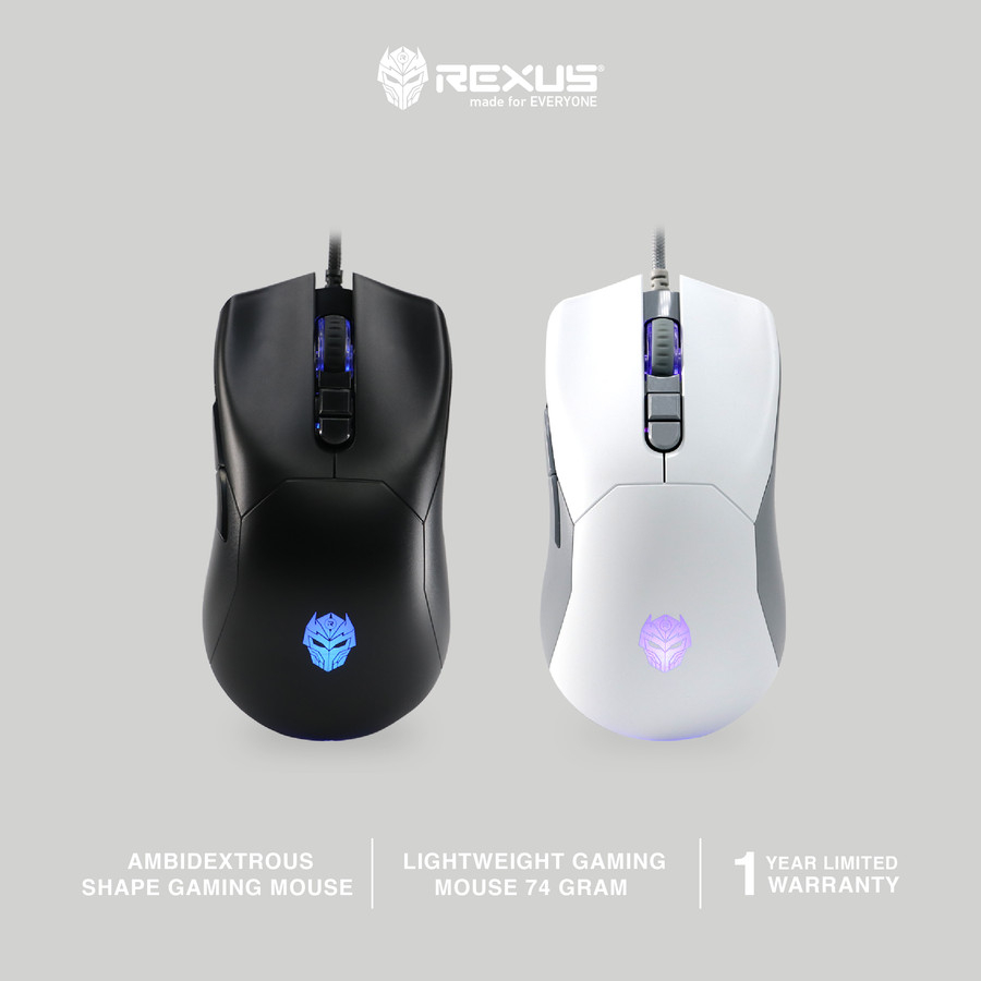 Jual Rexus Mouse Gaming Xierra G23 RGB Wired USB | Shopee Indonesia