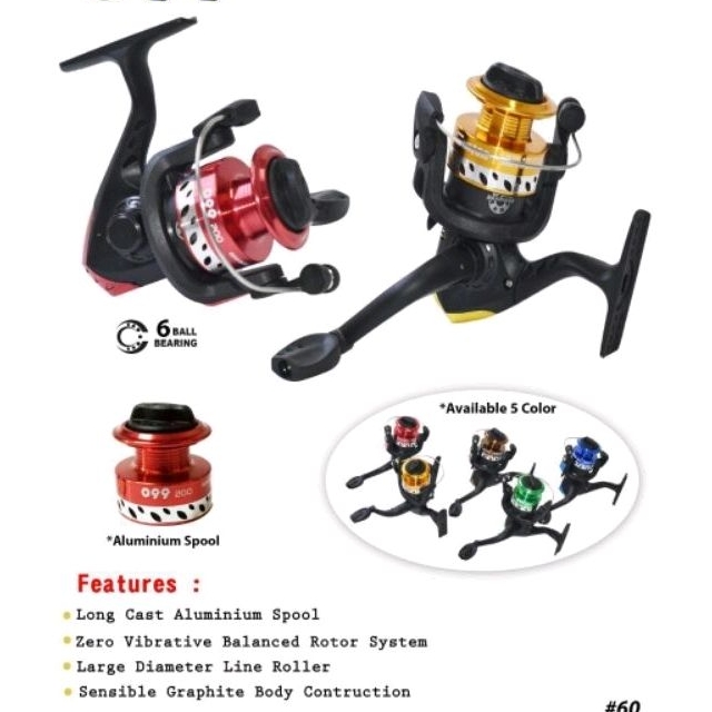 Jual Reel Pancing Murah Custom 099 200 Spool Aluminium | Shopee Indonesia