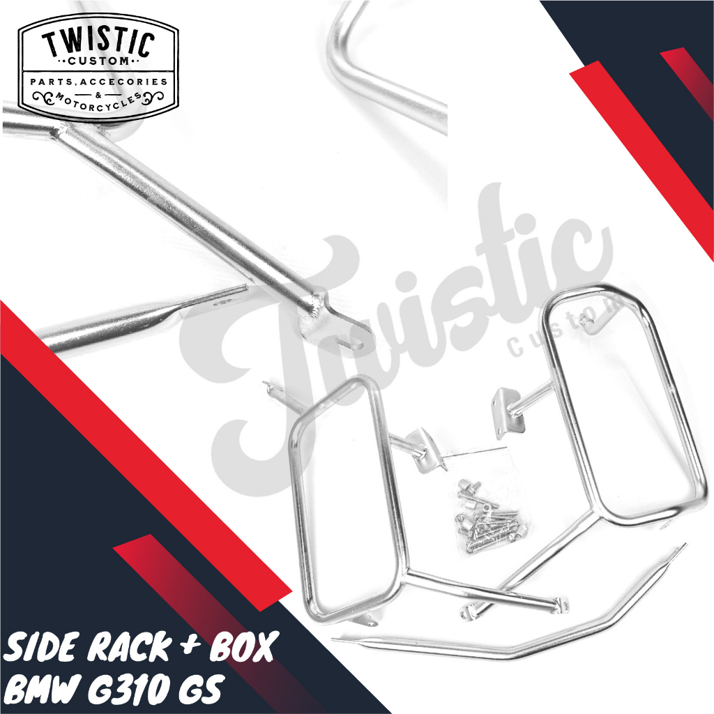 Jual Side Box Tas Samping Pannier Rack Bracket Motor BMW G310GS G 310 ...