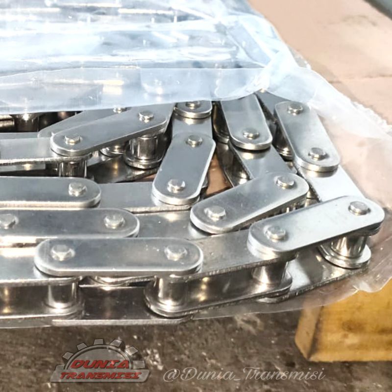 Jual Rantai C2040 STAINLESS Double Pitch Chain C2040 STAINLESS C-2040 ...