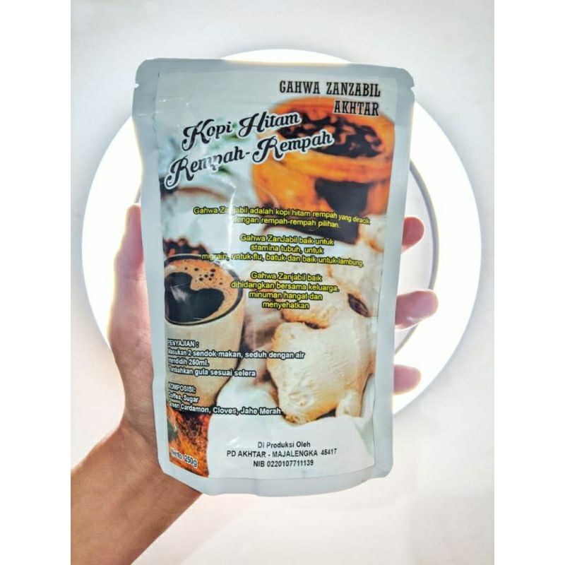 Jual Gahwa zanjabil / kopi hitam rempah 250g | Shopee Indonesia