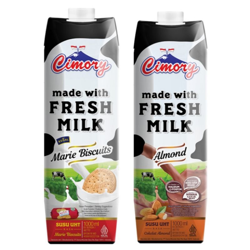 Jual (instant saja) Cimory Susu UHT fresh milk Kemasan 1 liter Marie