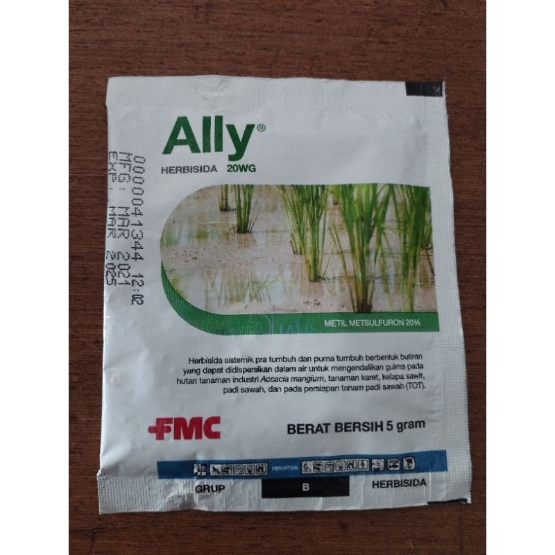 Jual Jual Herbisida Ally isi 5gr/sachet campuran racun rumput | Shopee ...