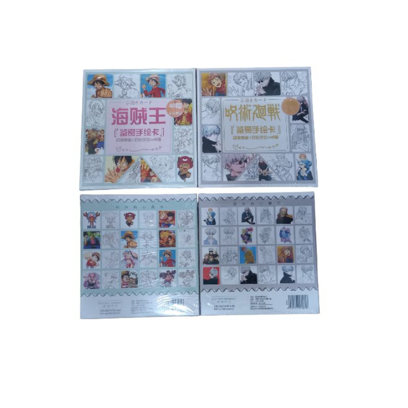 Jual Kartu / foto gambar anime one piece jujutsu kaisen genshin