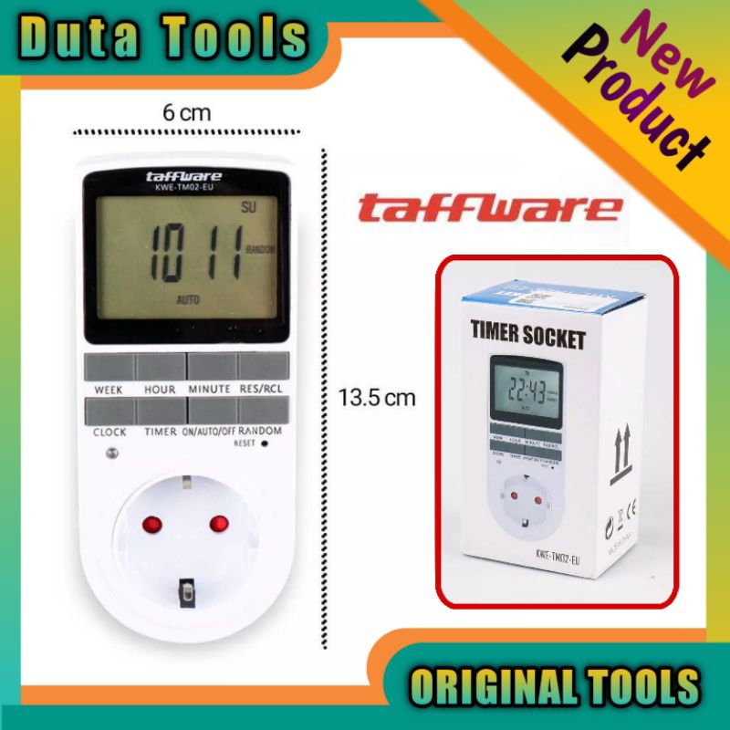Jual Stop Kontak Digital Timer Switch Programmable - KWE-TM02-EU ...