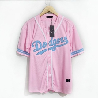 Promo Baju baseball jersey baseball Pria Wanita Dodgers yellow Diskon 20%  di Seller Dunia Aksesoris - Karanganyar, Kota Bandung