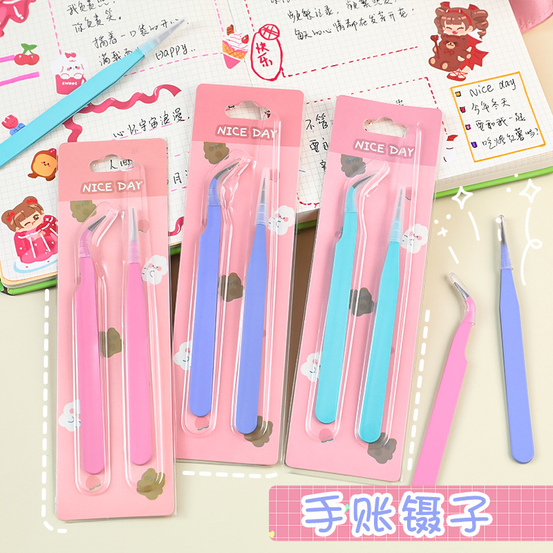 Jual Tweezer Sticker / Pinset / Alat Jepit 1 Set / Pinset Multifungsi ...