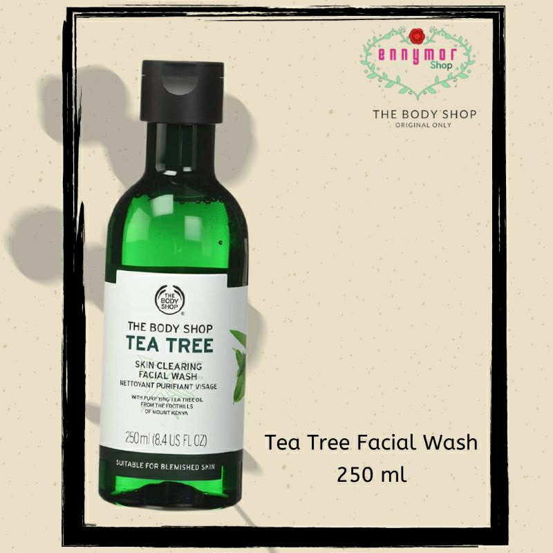 Jual The Body Shop Tea Tree Facial Wash 250 ml Shopee Indonesia