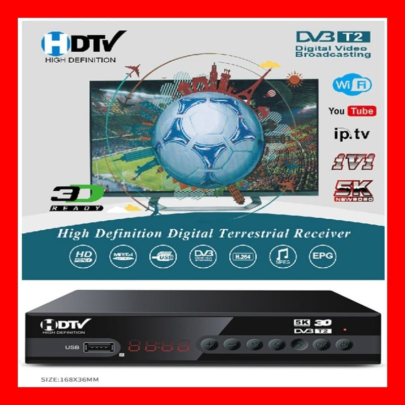 Jual Set Top Box Receiver DVB-T2 Alat Menangkap Siaran Digital | Shopee ...