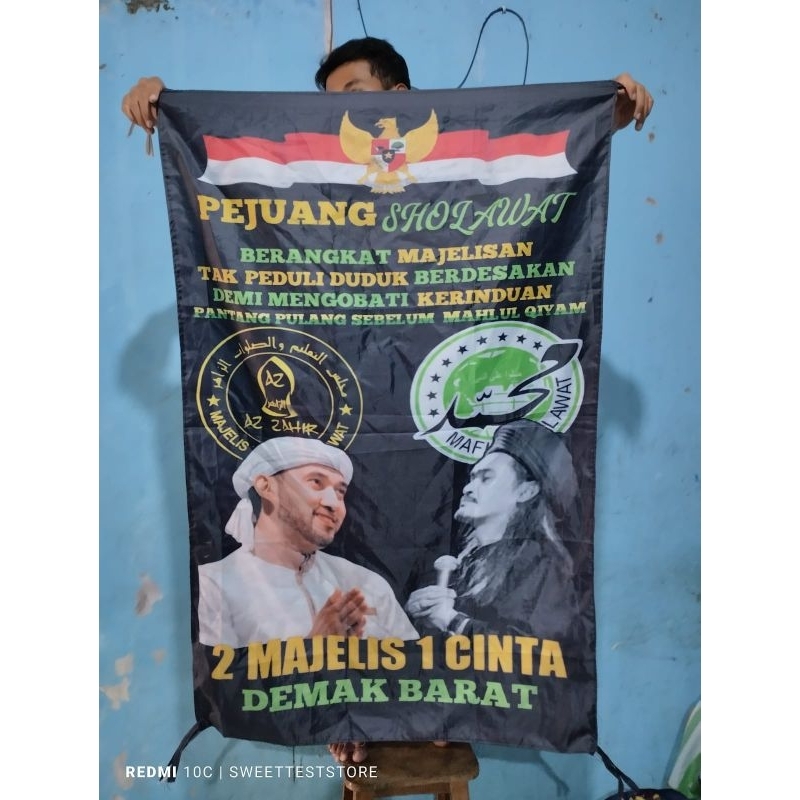 Jual Free Sticker Bendera Azzahir Bendera Majelis Giantflag Custom Miniflag Custom Bendera