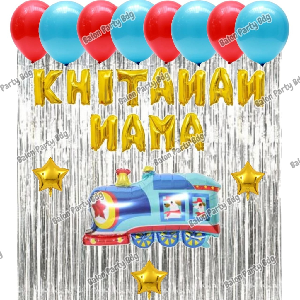 Jual BALON PARTY Paket Dekorasi Khitan Balon Karakter / Khitanan Truk