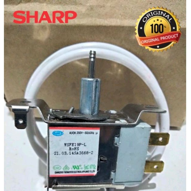 Jual Thermostat - Sensor Suhu/ Otomatis Kulkas 1 Pintu SHARP Original ...